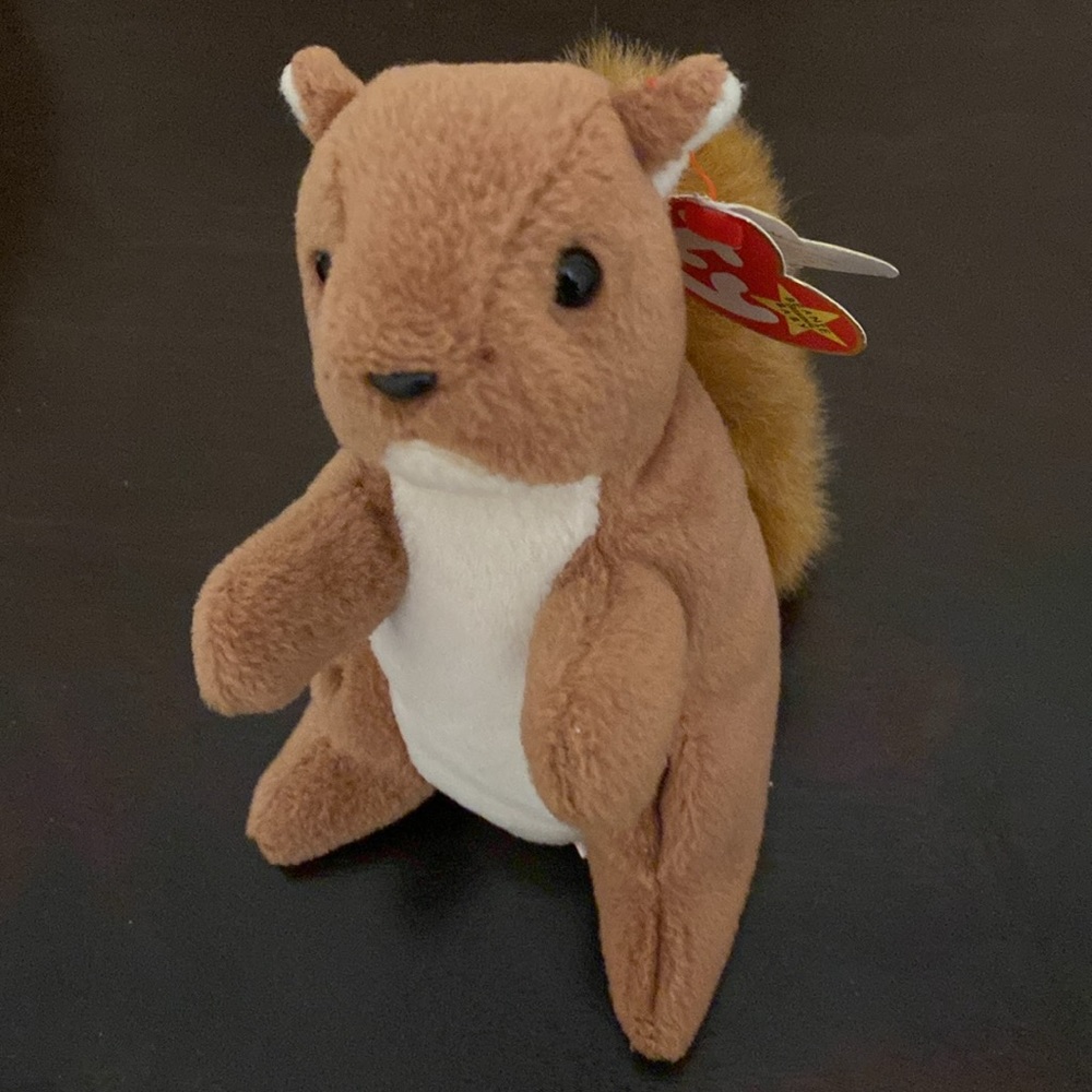 Ty vintage Beanie Baby squirrel (Nuts) - Picture 2 of 4